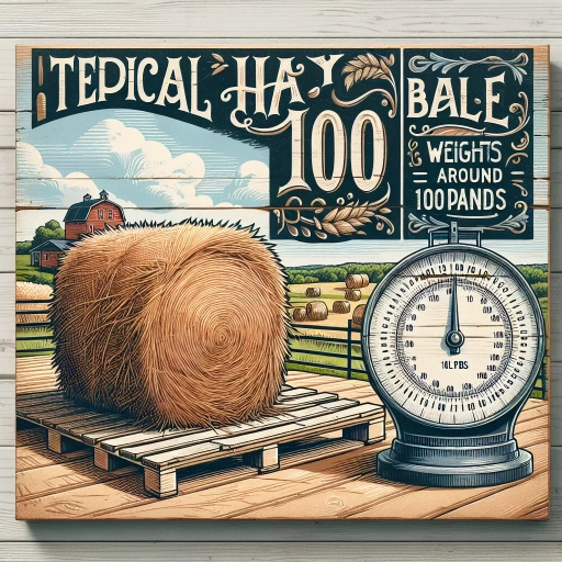 how much does a bale of hay weigh