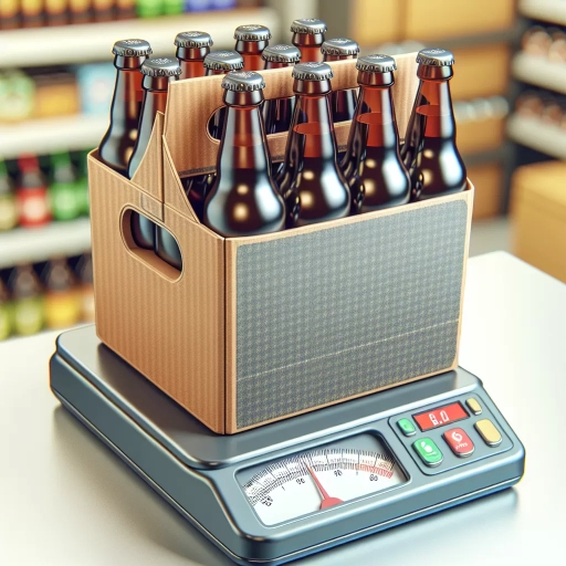 how much does a case of beer weigh