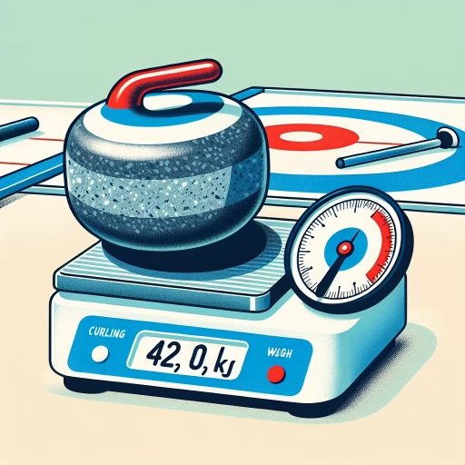 how much does a curling rock weigh