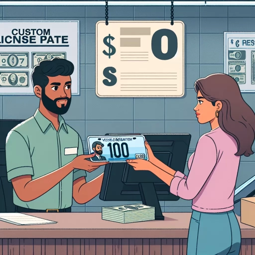 how much does a custom license plate cost