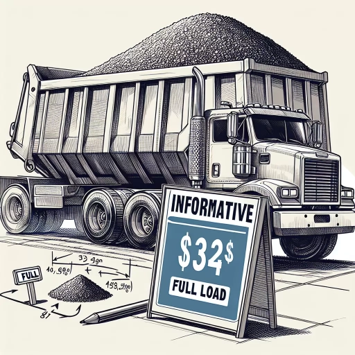 how much does a dump truck load of gravel cost