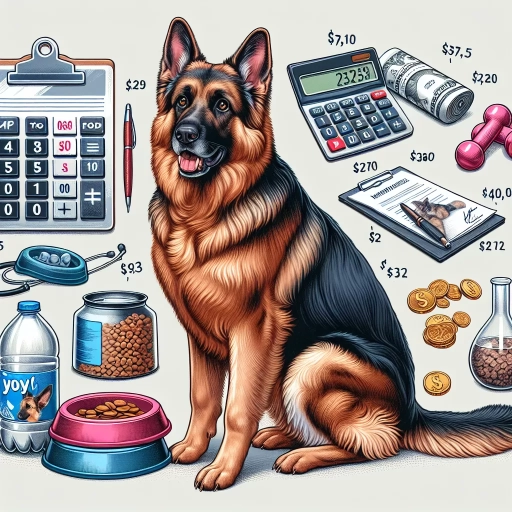how much does a german shepherd cost