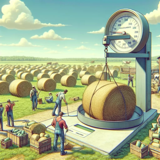 how much does a hay bale weigh