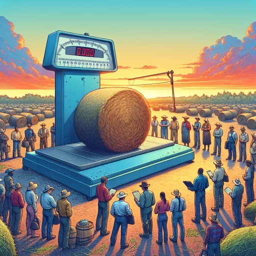 how much does a round bale weigh