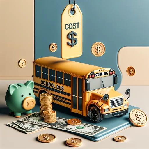 how much does a school bus cost