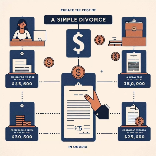 how much does a simple divorce cost in ontario
