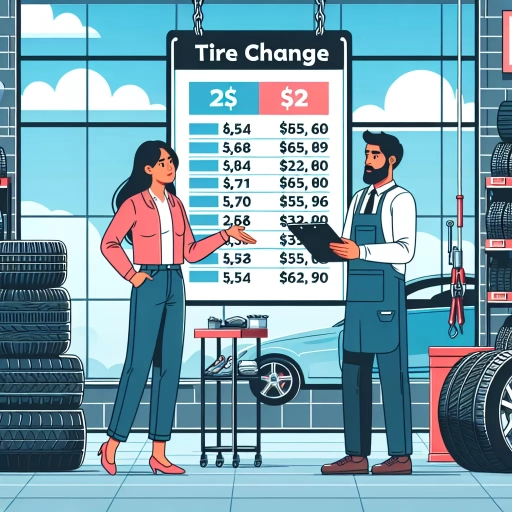 how much does a tire change cost