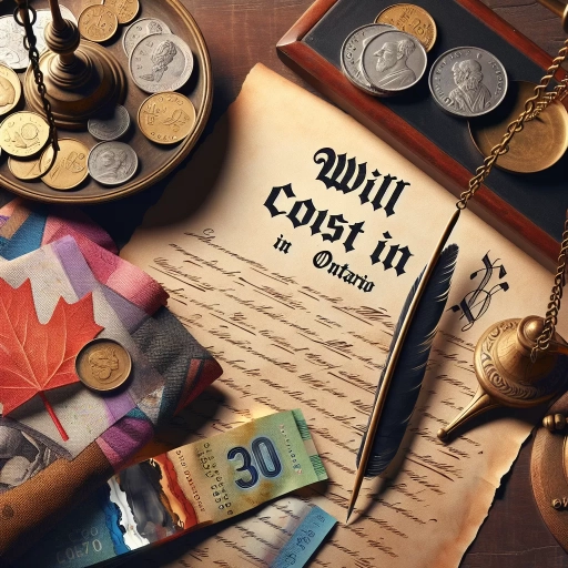 how much does a will cost in ontario