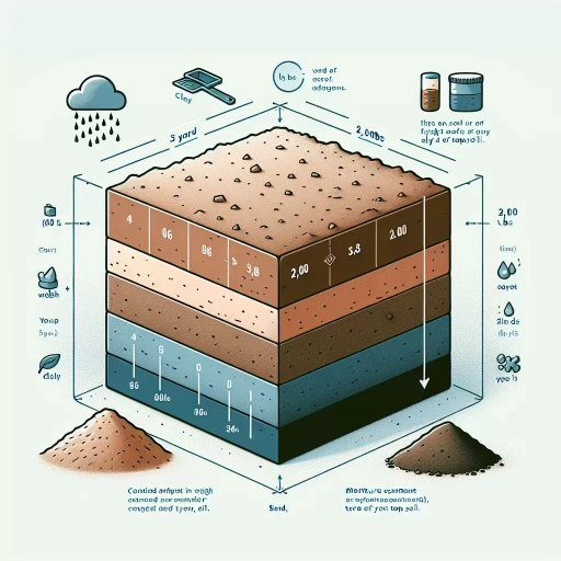 how much does a yard of soil weigh