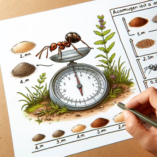 how much does an ant weigh