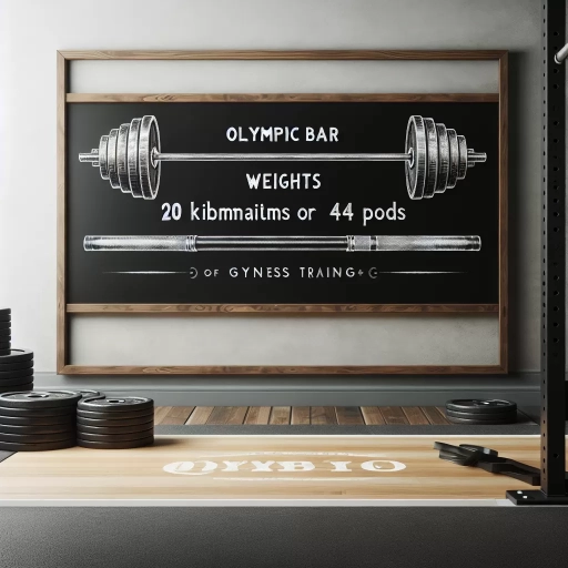 how much does an olympic bar weigh