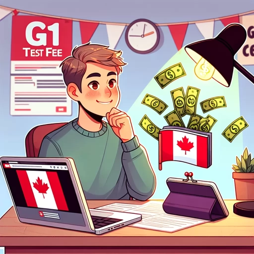 how much does g1 test cost