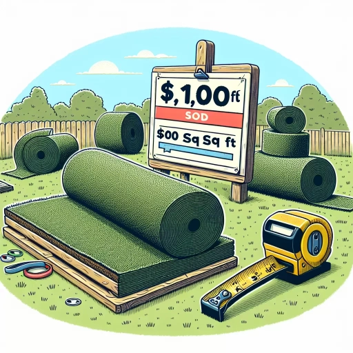 how much does it cost to lay 1,000 sq ft of sod