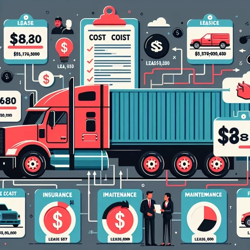 how much does it cost to lease an 18 wheeler?