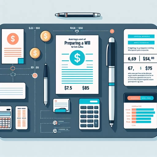 how much does it cost to make a will in bc