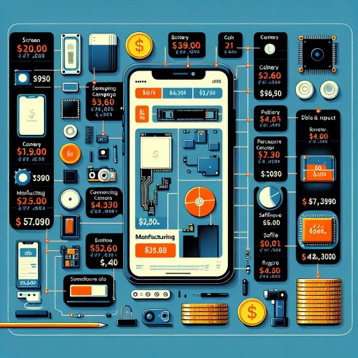 how much does it cost to make an iphone