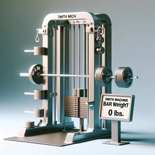 how much does the smith machine bar weigh