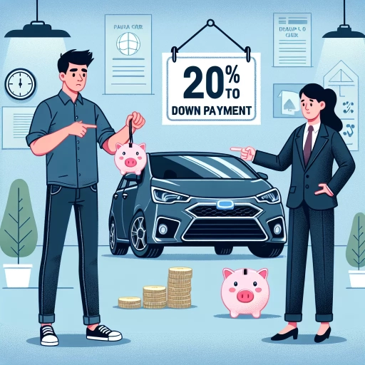 how much down payment for a car
