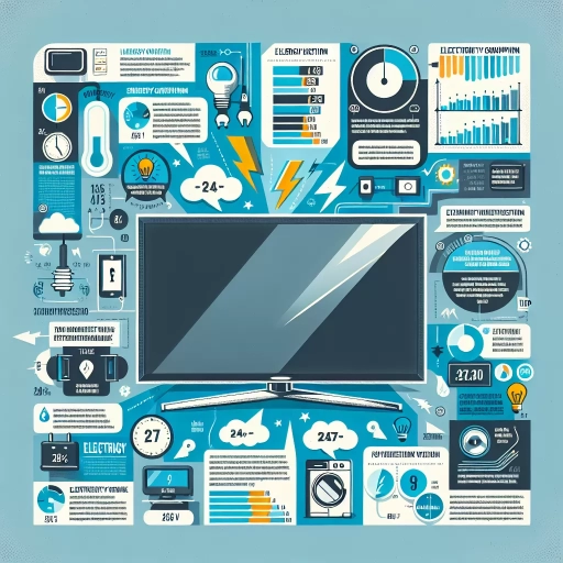 how much electricity does a tv use