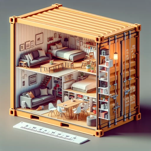 how much furniture can fit in a 20 foot container