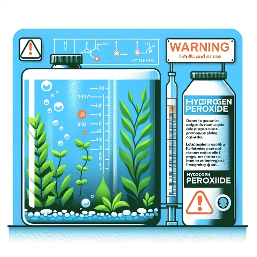 how much hydrogen perixide to clean aquarium plants