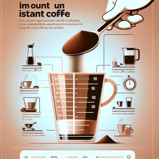 how much instant coffee per cup
