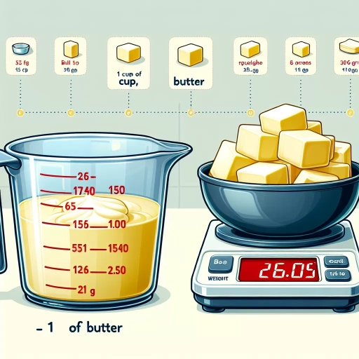 how much is 1 cup of butter in grams