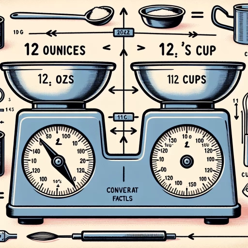 how much is 12 ounces in cups
