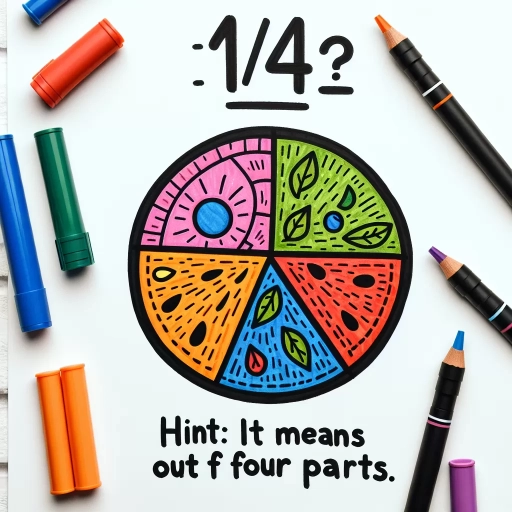 how much is 1/4