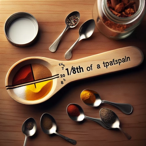 how much is 1/8 teaspoon