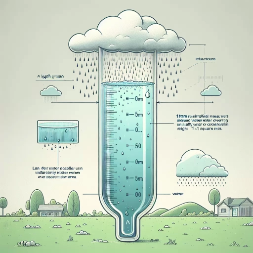 how much is 1mm of rain