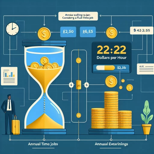 how much is 22 dollars an hour annually