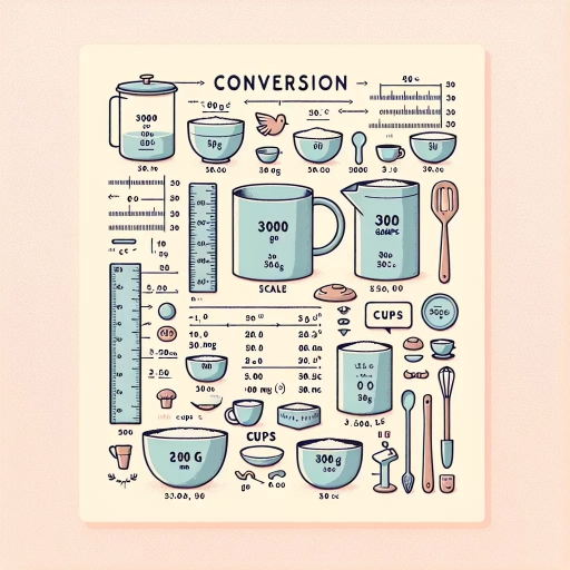 how much is 300 grams in cups
