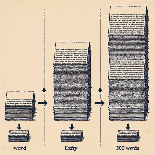 how much is 300 words