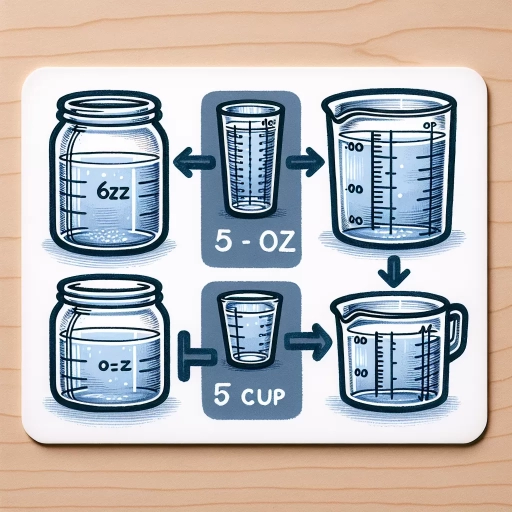 how much is 5 oz in cups