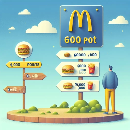 how much is 6000 mcdonalds points worth