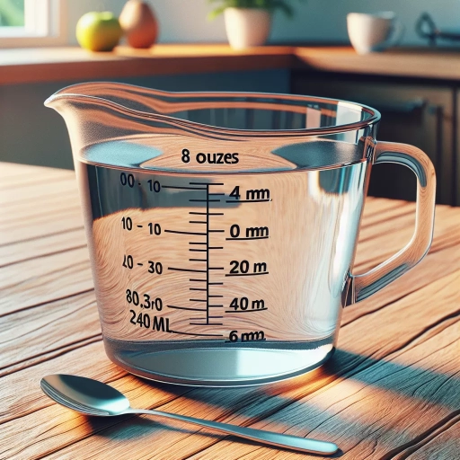 how much is 8 ounces of water