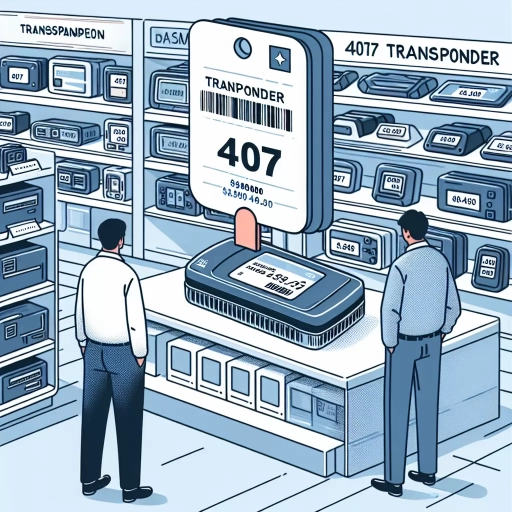 how much is a 407 transponder