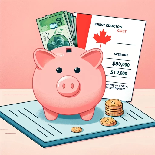 how much is a breast reduction in canada