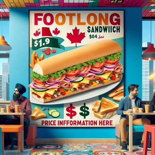 how much is a footlong at subway canada