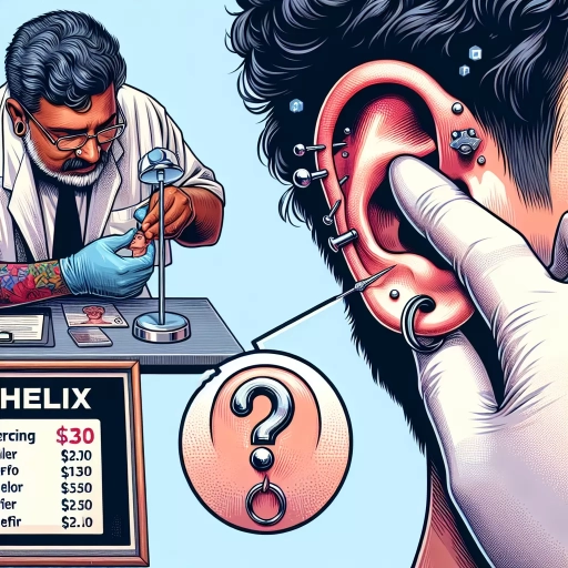 how much is a helix piercing