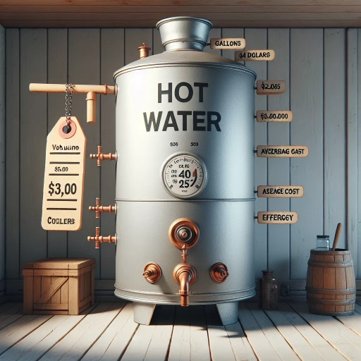 how much is a hot water tank