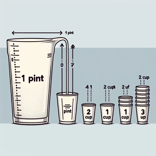 how much is a pint in cups
