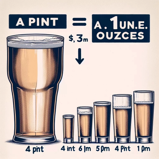 how much is a pint in oz