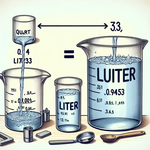how much is a quart in litres