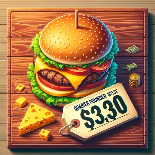how much is a quarter pounder with cheese