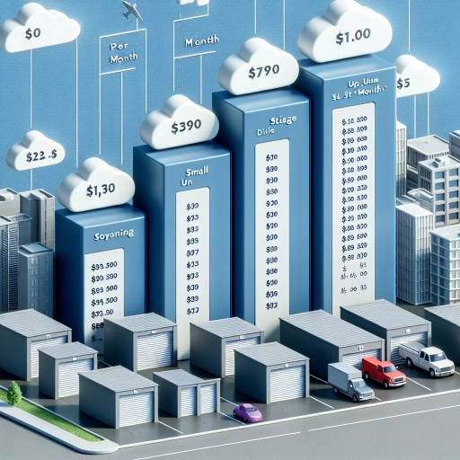 how much is a storage unit per month