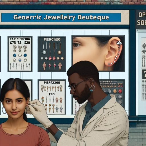 how much is ear piercing at claire