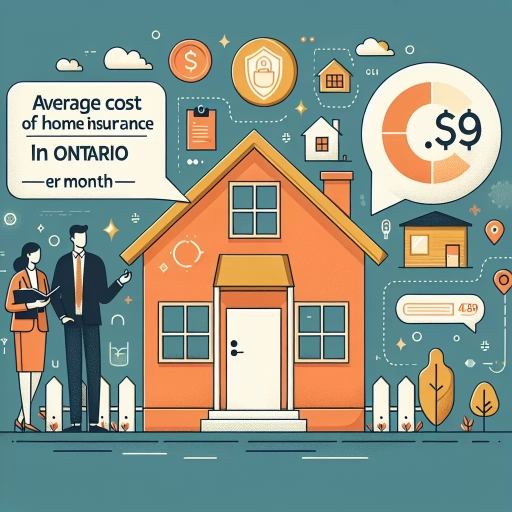 how much is home insurance in ontario per month