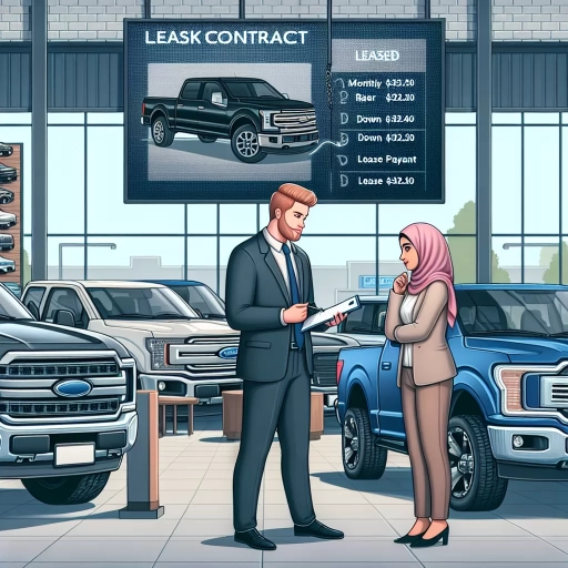 how much is it to lease a new truck?